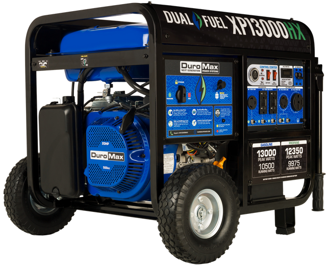 DuroMax XP13000HX 13000W Dual Fuel Generator with CO Alert & Electric Start