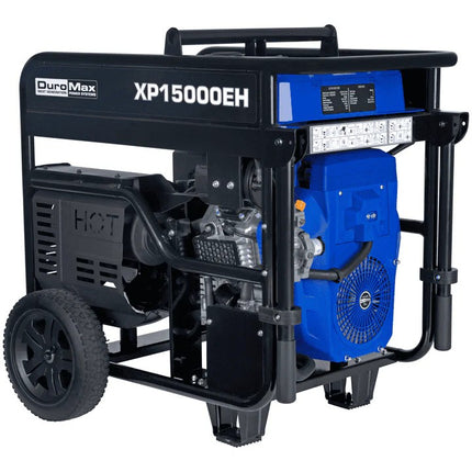 DuroMax XP15000EH Dual Fuel Generator 12500W Running 15000W Peak Electric Start