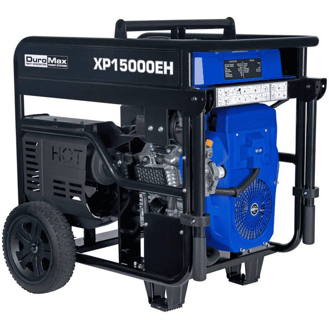 DuroMax XP15000EH Dual Fuel Generator 12500W Running 15000W Peak Electric Start
