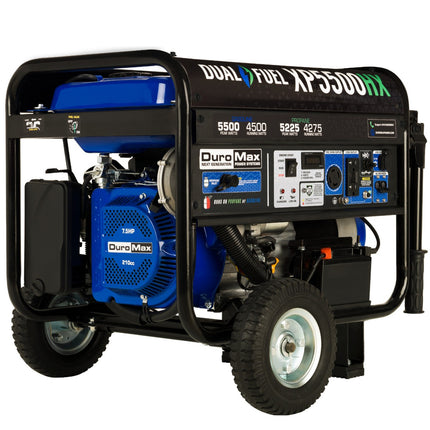 DuroMax XP5500HX 4500W/5500W Dual Fuel Generator CO Alert Electric Start New