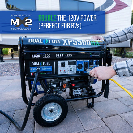 DuroMax XP5500HX 4500W/5500W Dual Fuel Generator CO Alert Electric Start New