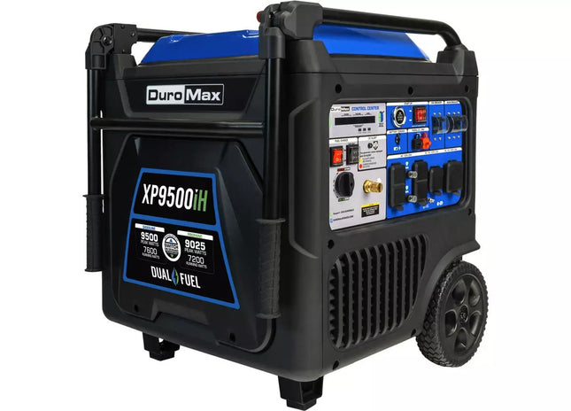 DuroMax XP9500iH 9500W Dual Fuel Inverter Generator with Remote Start & CO Alert