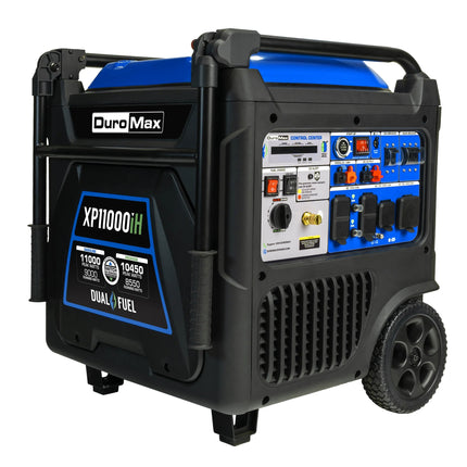 DuroMax XP11000iH 9000W/11000W Dual Fuel Inverter Generator Remote Start CO Alert New