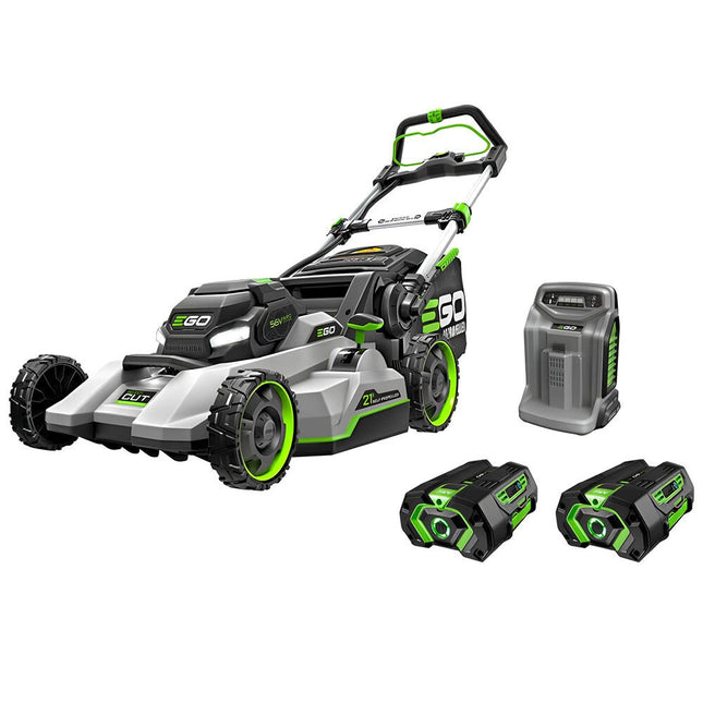 EGO 21" Select Cut Self-Propelled Lawn Mower Touch Drive with 4Ah Battery 2 Pack