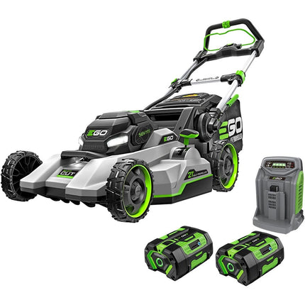 EGO 21" Select Cut Self-Propelled Lawn Mower Touch Drive with 2x6Ah Batteries