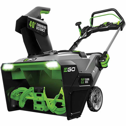 EGO POWER+ 21" Dual Power Steel Auger Snow Blower with 2x7.5Ah Batteries
