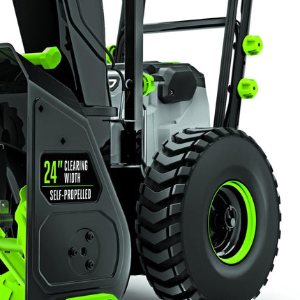 EGO POWER+ 24" Self-Propelled Two-Stage Snow Blower with 2x10Ah Batteries
