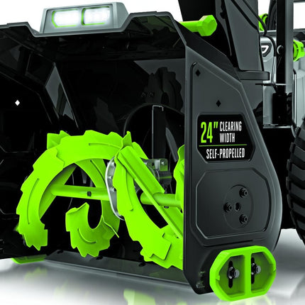 EGO POWER+ 24" Self-Propelled Two-Stage Snow Blower with 2x10Ah Batteries