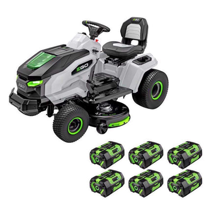 EGO Power+ T6 TR4204 42" 56V Battery Riding Lawn Mower Kit with Charger
