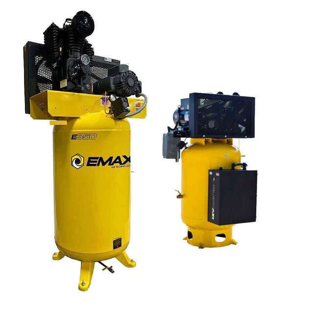 EMAX 80 Gallon 5HP Vertical Air Compressor with Silencer
