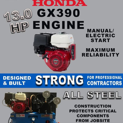 Eagle Industrial 30-Gallon Stationary Compressor