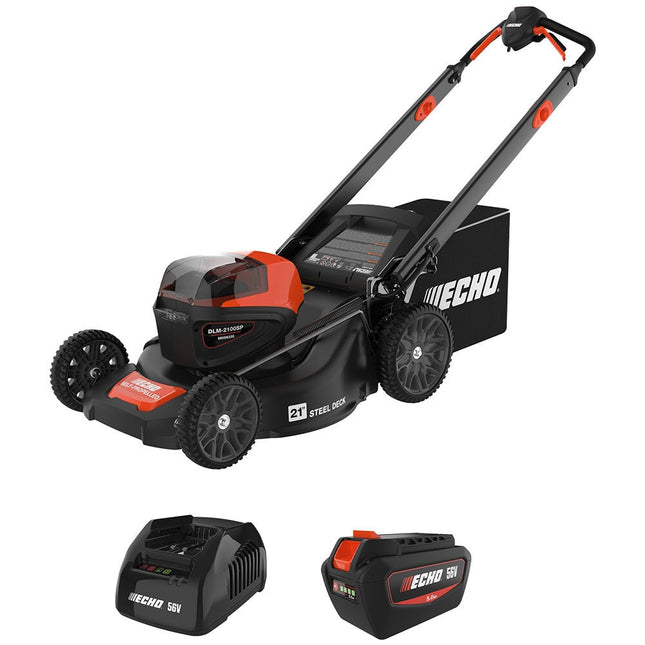 Echo 21" 56V eFORCE Self-Propelled 3-in-1 Lawn Mower 5Ah Battery