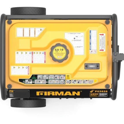 Firman P03628 3650W/4500W Gas Generator 30A Remote Start CO Alert New