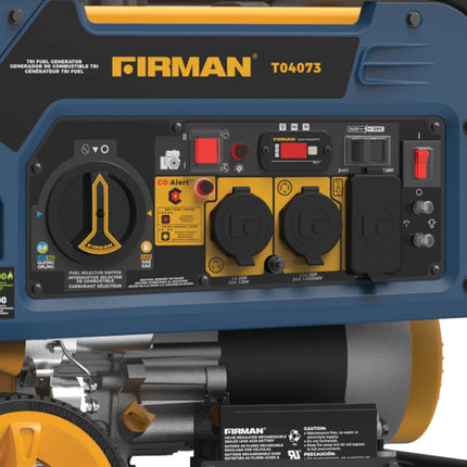 Firman T04073 4000W/5000W Tri-Fuel Generator Electric Start Gas Propane NG New