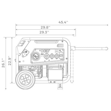 Firman T07571F 7500W/9400W Tri-Fuel Generator Electric Start 50A RFB