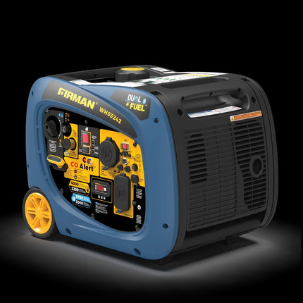 Firman WH03242 4000W Dual Fuel Inverter Generator Electric Start RFB