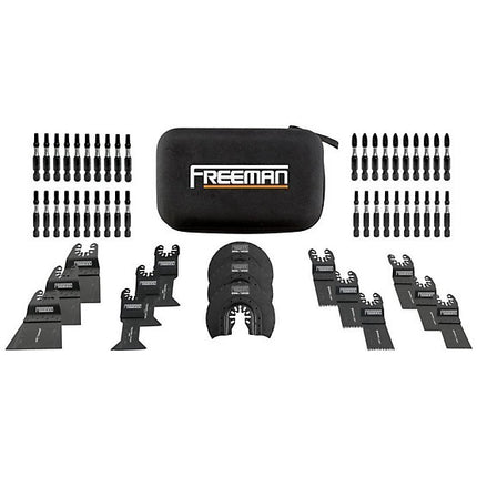 Freeman 55pc Impact Bit & Oscillating Blade Set