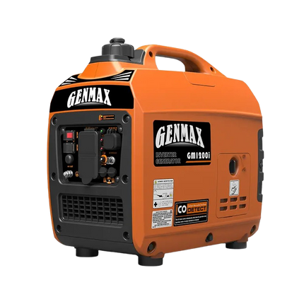GENMAX GM1200i 20 Amp 1000W/1200W Recoil Start Gas Inverter Generator