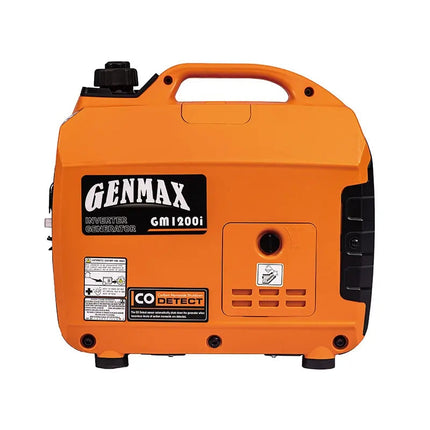 GENMAX GM1200i 20 Amp 1000W/1200W Recoil Start Gas Inverter Generator