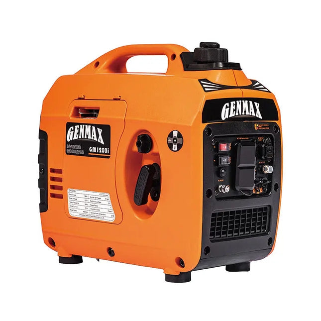 GENMAX GM1200i 20 Amp 1000W/1200W Recoil Start Gas Inverter Generator