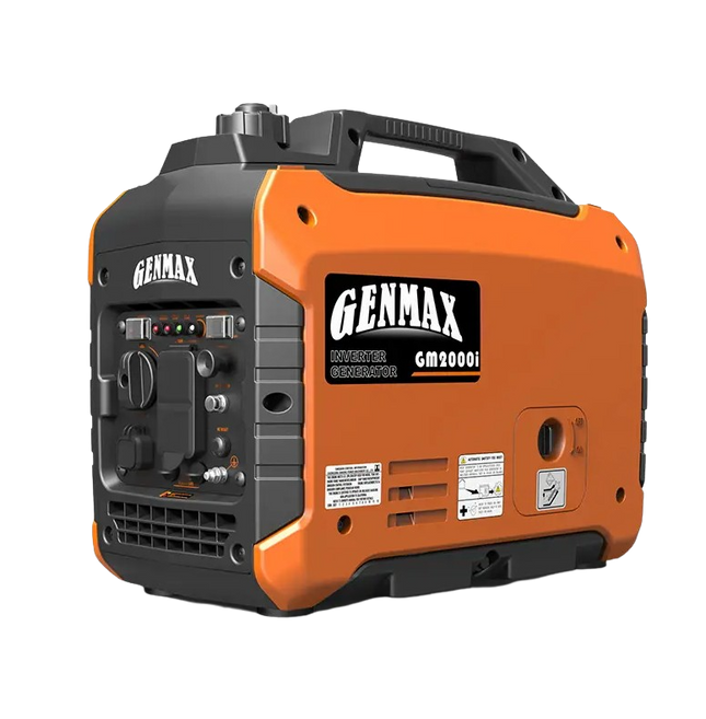 GENMAX GM2000i 20 Amp 1600W/2000W Recoil Start Gas Inverter Generator