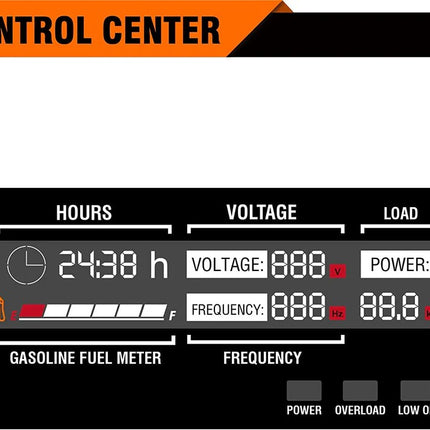 GENMAX GM3500iAED 3500W Dual Fuel Inverter Generator Remote Start CO Sensor