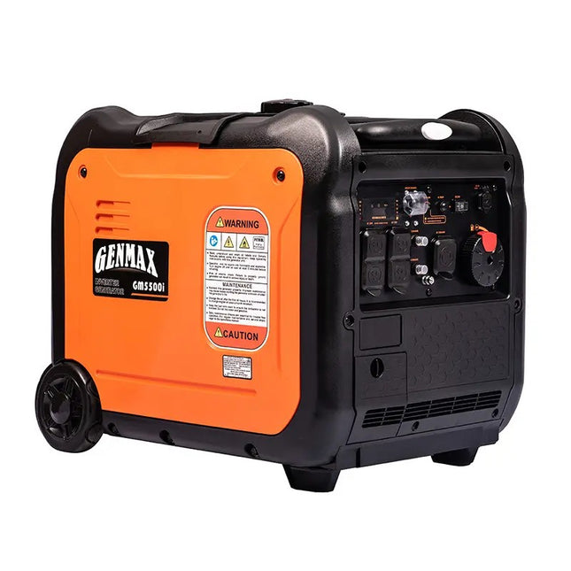 GENMAX GM5500i 5500W Gas Inverter Generator Electric Start 30 Amp New