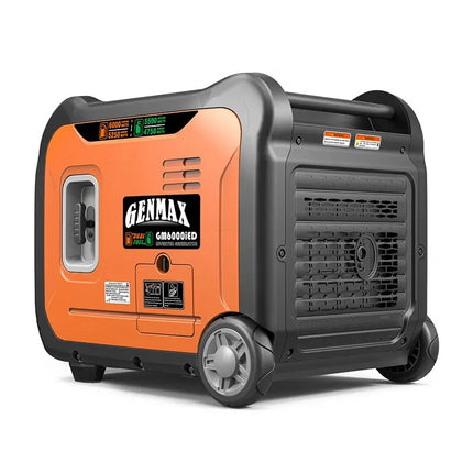 GENMAX GM6000iED 6000W Dual Fuel Inverter Generator Remote Start CO Detect