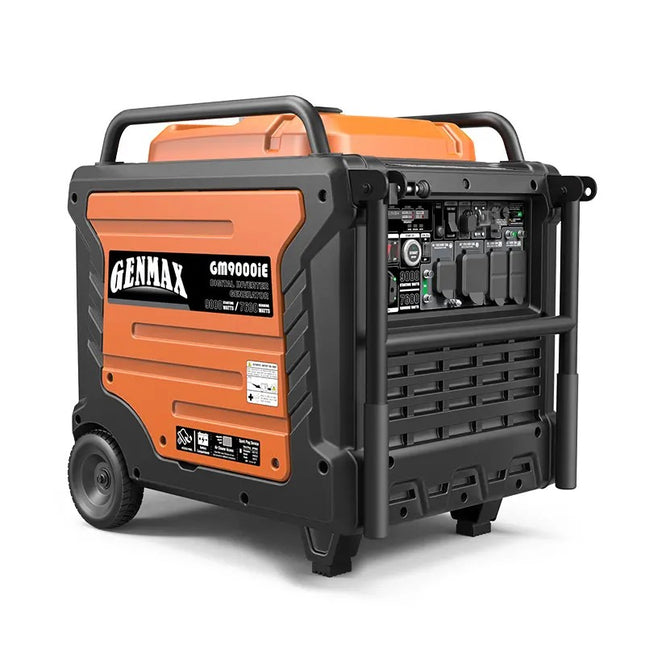 GENMAX GM9000iE 9000W Gas Inverter Generator Remote Start CO Detect 50A