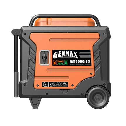 GENMAX GM9000iED 9000W Dual Fuel Inverter Generator with CO Detect New