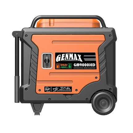 GENMAX GM9000iEDC 50 Amp 7600W/9000W Remote Start Dual Fuel CARB Inverter Generator