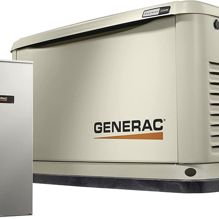 Generac 70432 Guardian 22kW Home Standby Generator with WiFi & 200A Transfer Switch
