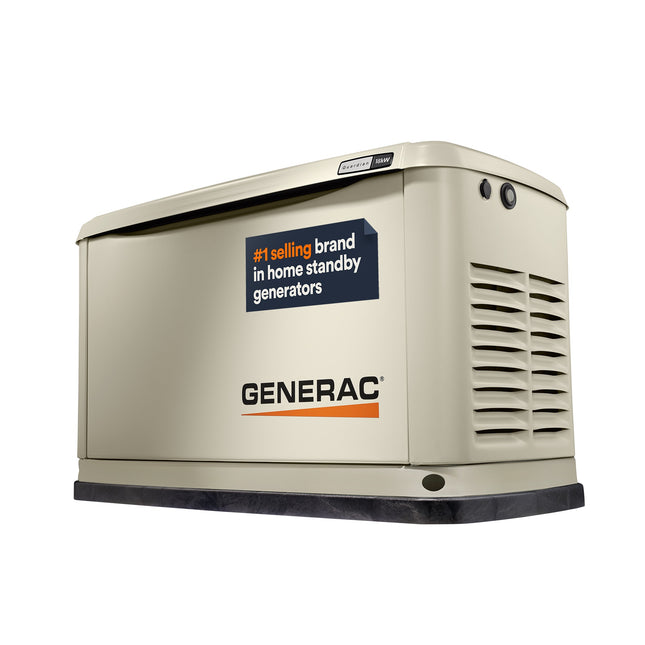 Generac 18kW Guardian Series Standby Generator, Dual-Fuel, Wi-Fi Enabled