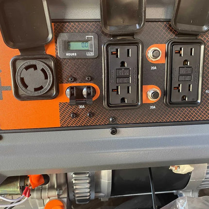 Generac HL6500E 6500W/8125W Gas Generator Electric Start Low THD
