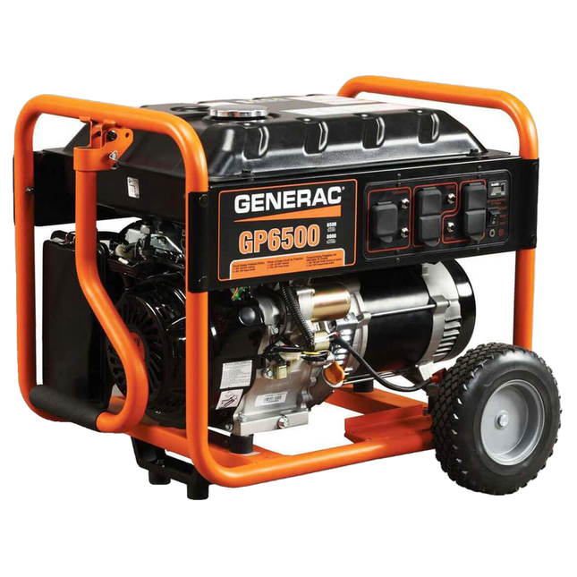 Generac GP6500 6500W 8125W Refurbished Portable Gas Generator