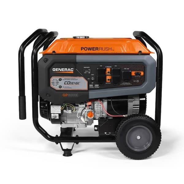 Generac GP8000E 8000W/10000W Electric Start Portable Generator New