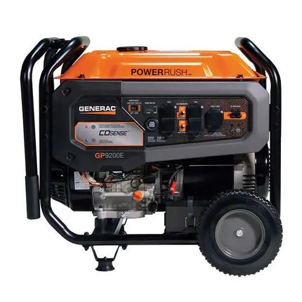 Generac GP9200E 9200W/11250W Gas Generator Electric Start COsense Refurbished