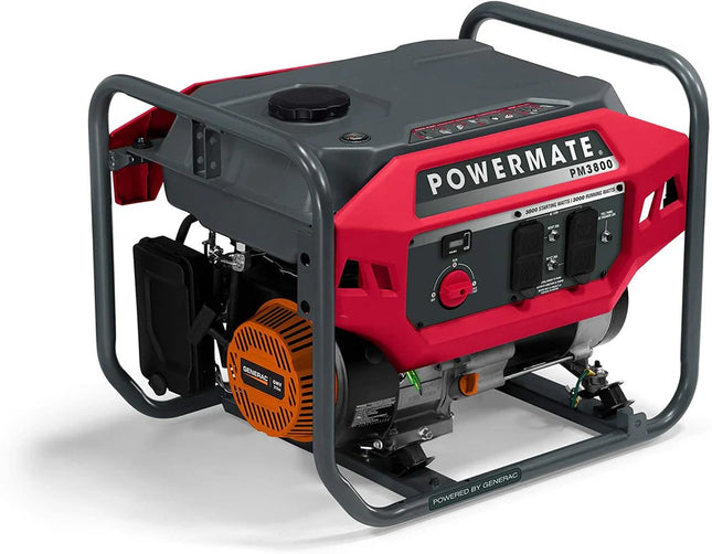 Powermate PM3800 3000W/3800W Portable Gas Generator New