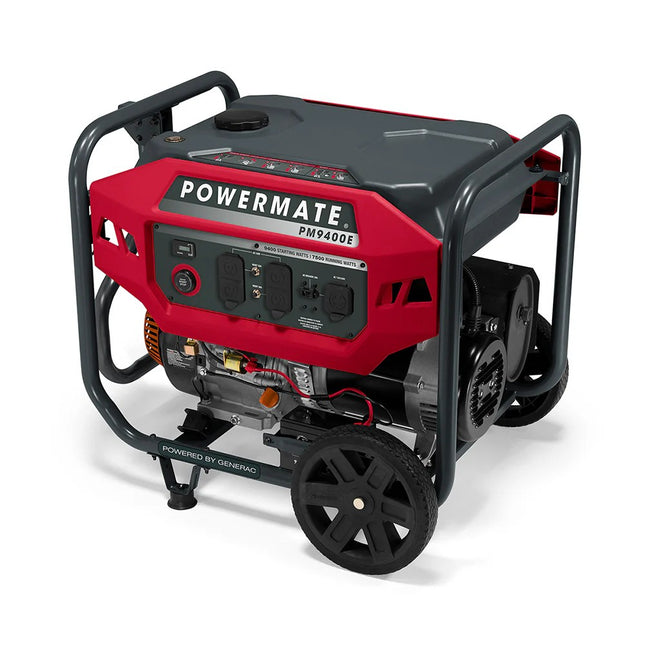 Powermate PM9400E 9400W Gas Generator 7500 Running Watts Electric Start
