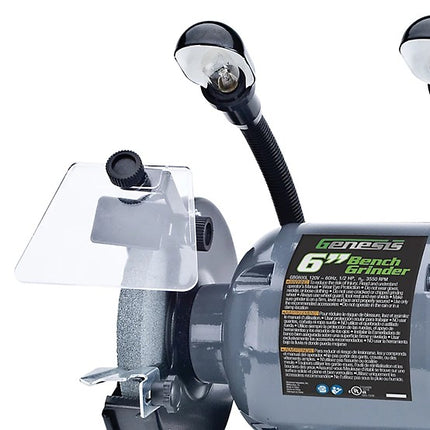 Genesis 1/2 HP 6” Bench Grinder