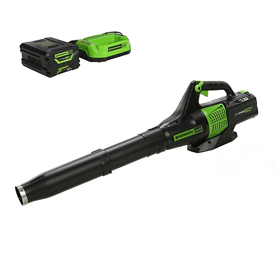Greenworks 60V Cordless Leaf Blower - 125 MPH/450 CFM (Battery & Charger Included)