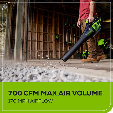 Greenworks 700 CFM 60V Brushless Leaf Blower