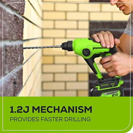 Greenworks 24V Brushless SDS-Plus 7/8" Rotary Hammer Drill (Tool Only)