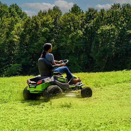 Greenworks Pro CrossoverT 42 in. 60V Cordless Electric Riding Lawn Mower, Battery and Charger Included