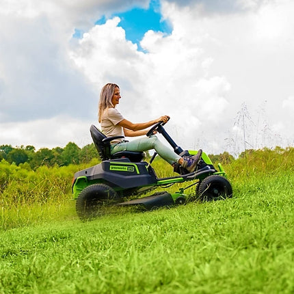 Greenworks Pro CrossoverT 42 in. 60V Cordless Electric Riding Lawn Mower, Battery and Charger Included