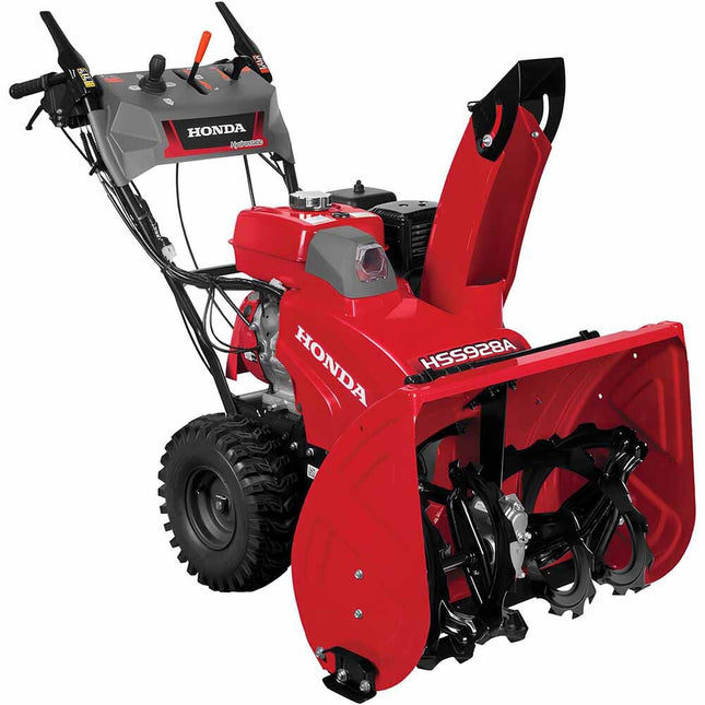 Honda 9HP 28" Two-Stage Wheel Drive Snow Blower with Electric Start