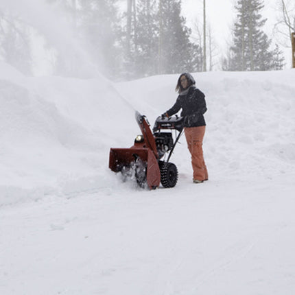 Honda 9HP 28" Two-Stage Wheel Drive Snow Blower with Electric Start