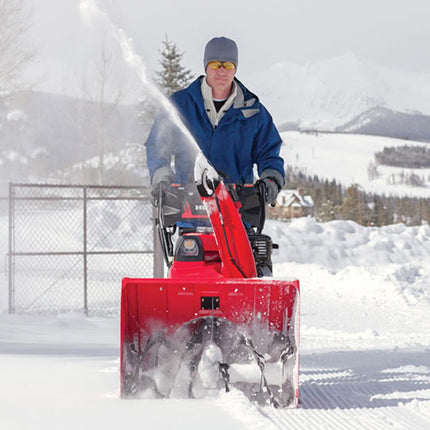 Honda 9HP 28" Two-Stage Wheel Drive Snow Blower with Electric Start