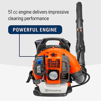 Husqvarna 150BT 50.2cc Gas Backpack Blower