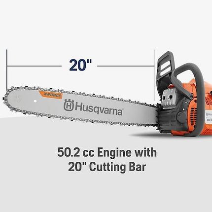 Husqvarna 450 Rancher 20" 50cc Gas Powered Chainsaw